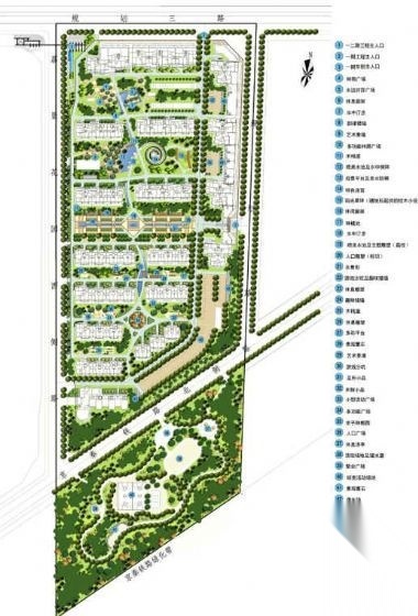北京荔景园景观设计方案cad施工图下载【ID:161119181】
