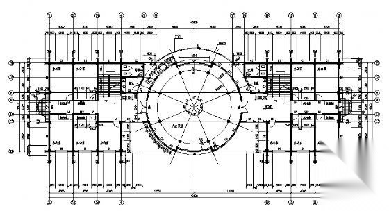 某四层住宅小区会所建筑施工图cad施工图下载【ID:151660186】