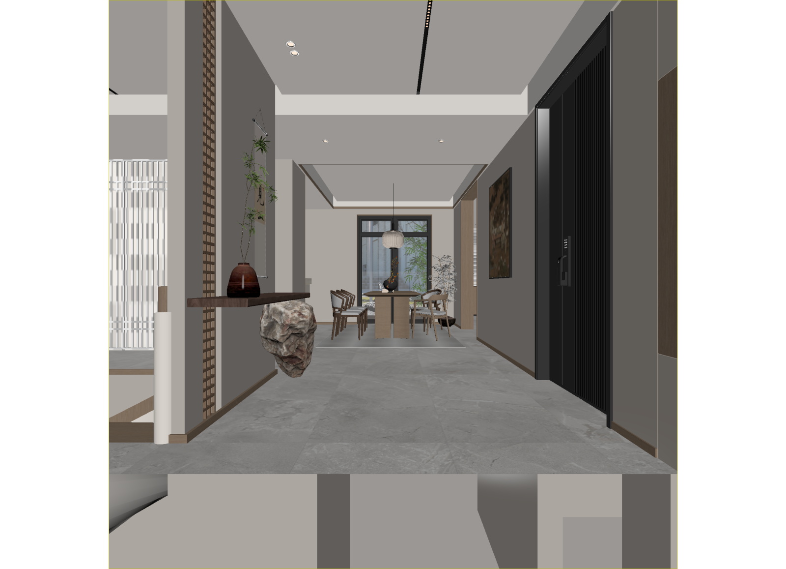 复古客餐厅3D模型下载【ID:1214988303】
