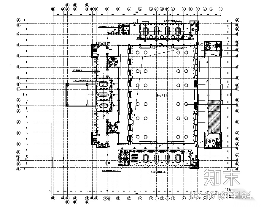 南国酒店会议中心竣工图+实景图cad施工图下载【ID:161814184】