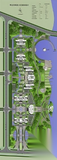 山东商务小区景观规划设计方案cad施工图下载【ID:161092189】