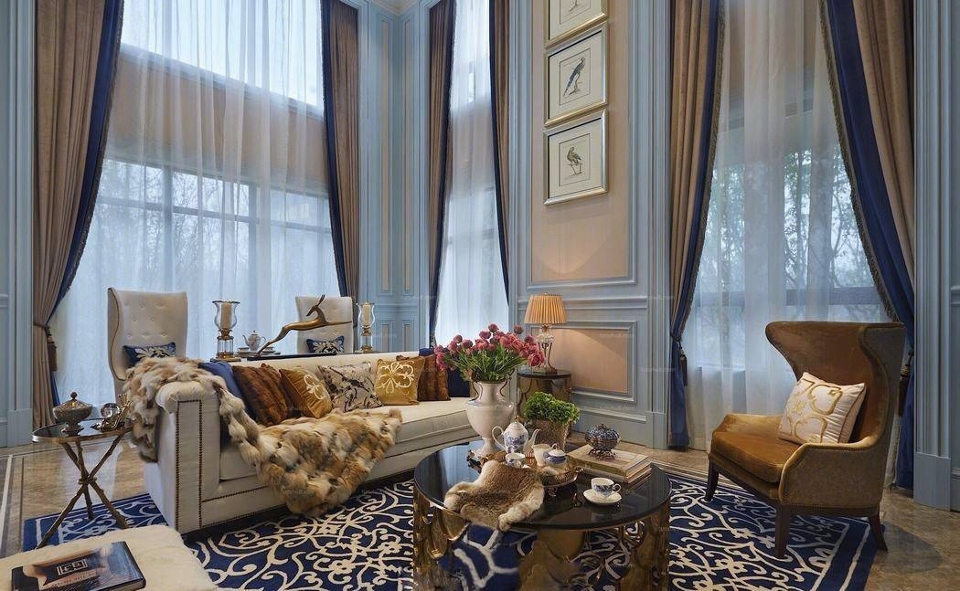 【逸尚东方】法式家装别墅-不在巴黎的浪漫施工图下载【ID:36983765】