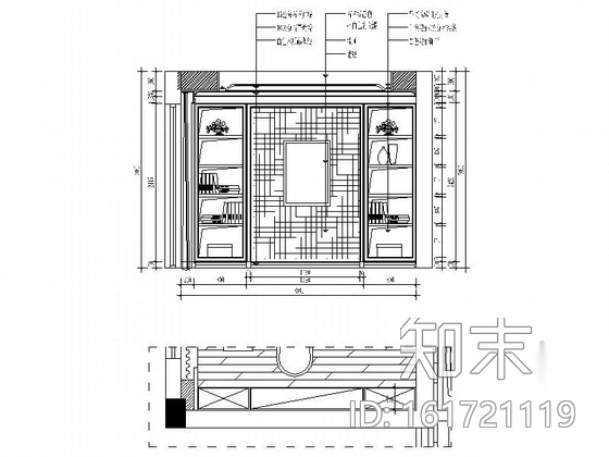 [湖北]精品高档简欧风格三层别墅室内装修施工图cad施工图下载【ID:161721119】