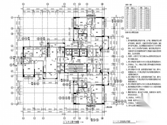 [深圳]二十四层高层商住楼建筑施工图施工图下载【ID:165924145】