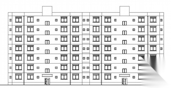 [西北]某农林科技大学专家公寓B区1号住宅构建筑设计施工...cad施工图下载【ID:167351160】