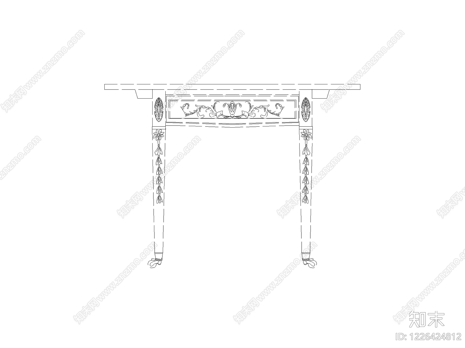 桌子cad施工图下载【ID:1226424812】
