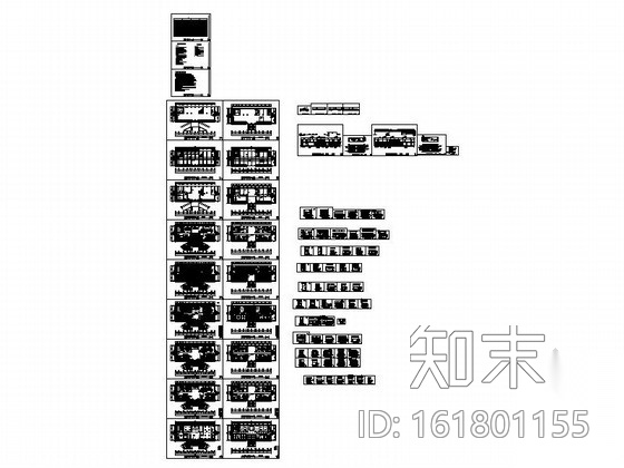 [绍兴]民营企业集团锦纶公司现代办公室装修施工图cad施工图下载【ID:161801155】