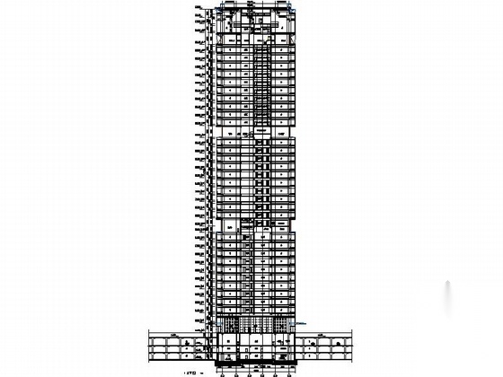 [北京]知名地产大型超高层商业广场建筑全套施工图（含...cad施工图下载【ID:165929166】