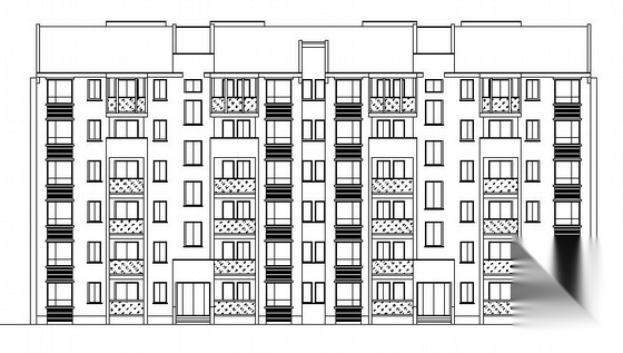 浦江镇120号配套商品房建设J地块配套商品房DA建筑方案图cad施工图下载【ID:149886149】