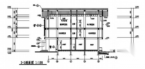 武汉市东西湖区某三层综合楼建筑施工图cad施工图下载【ID:167244110】