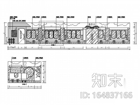 [深圳]造型活泼可爱吸引人的早教培训中心（含效果图）cad施工图下载【ID:164837166】