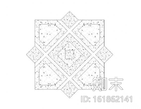 地面拼花图块集cad施工图下载【ID:161862141】