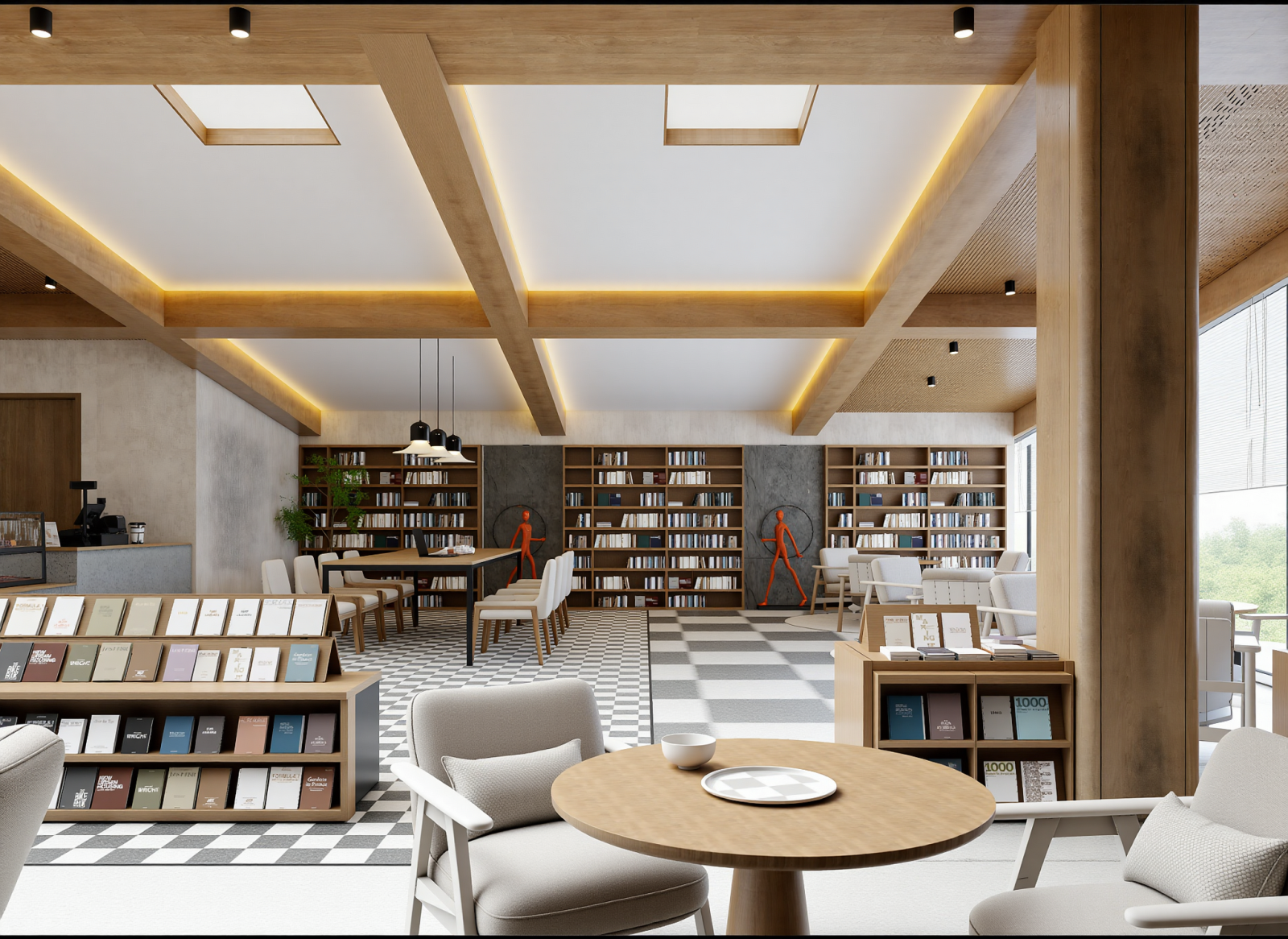 北欧材料展厅3D模型下载【ID:1214307318】