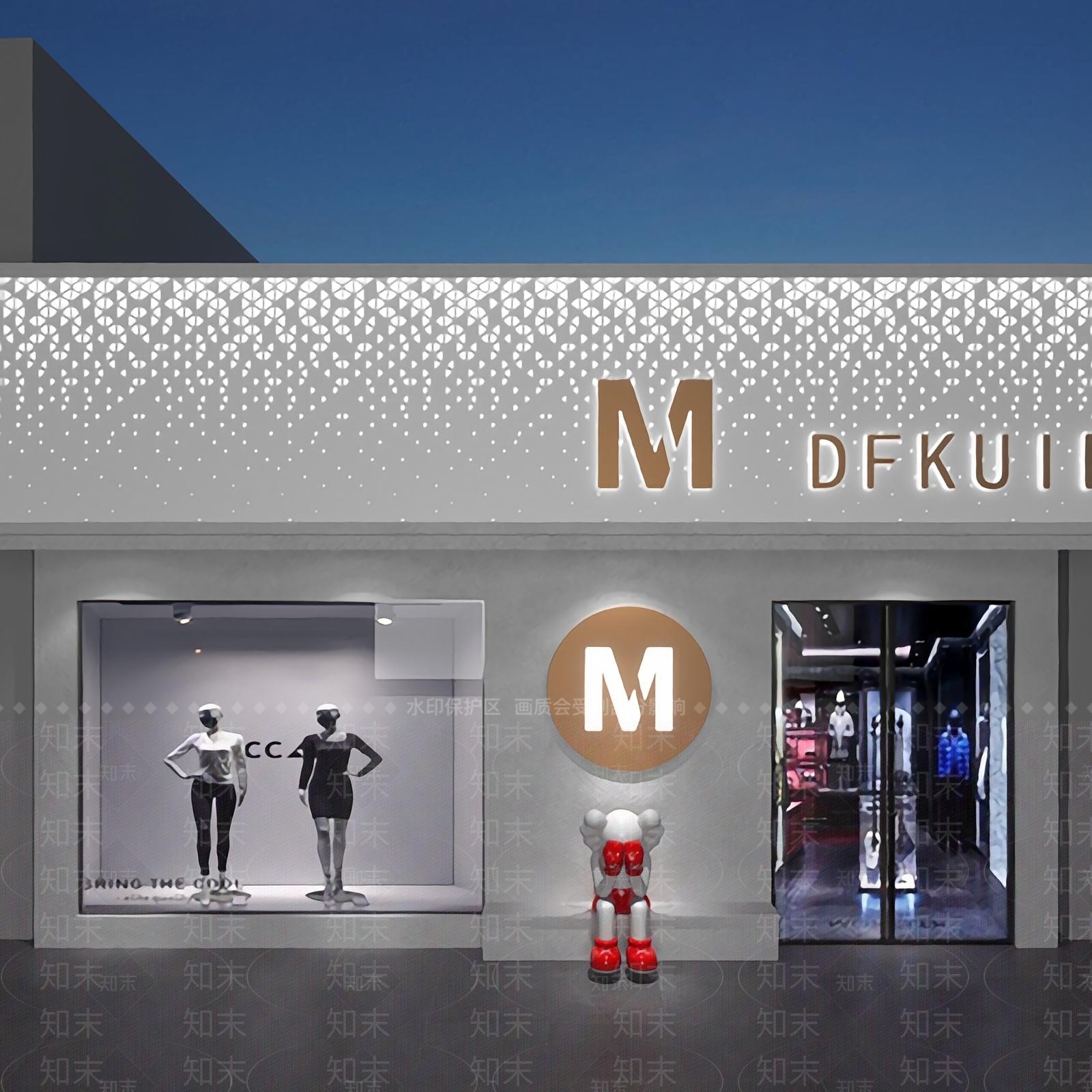 现代服装店3D模型下载【ID:1124659381】