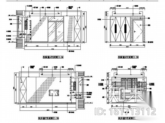 [厦门]新中式雅致两层别墅施工图（含效果图）cad施工图下载【ID:161713112】