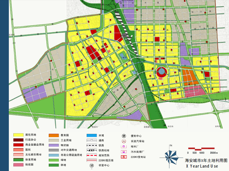 [江苏]海安东部产业新城概念规划设计方案文本cad施工图下载【ID:167043146】