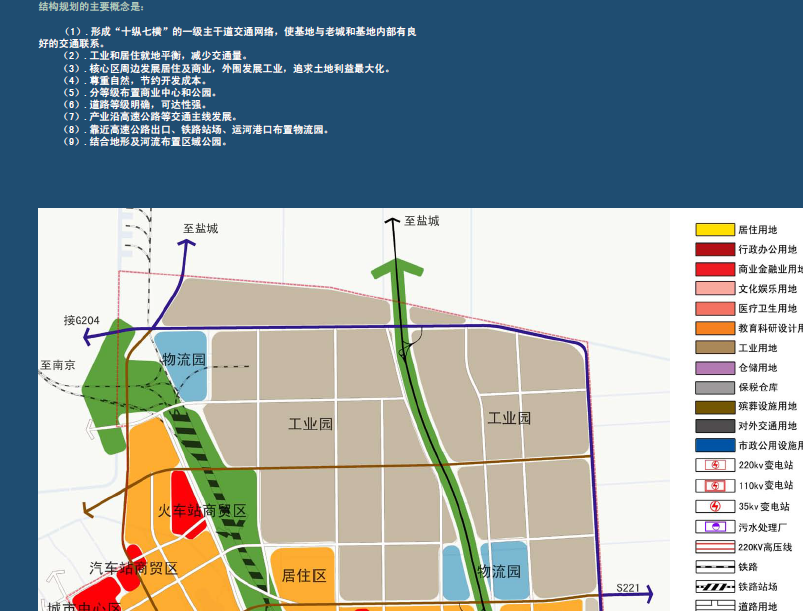 [江苏]海安东部产业新城概念规划设计方案文本cad施工图下载【ID:167043146】