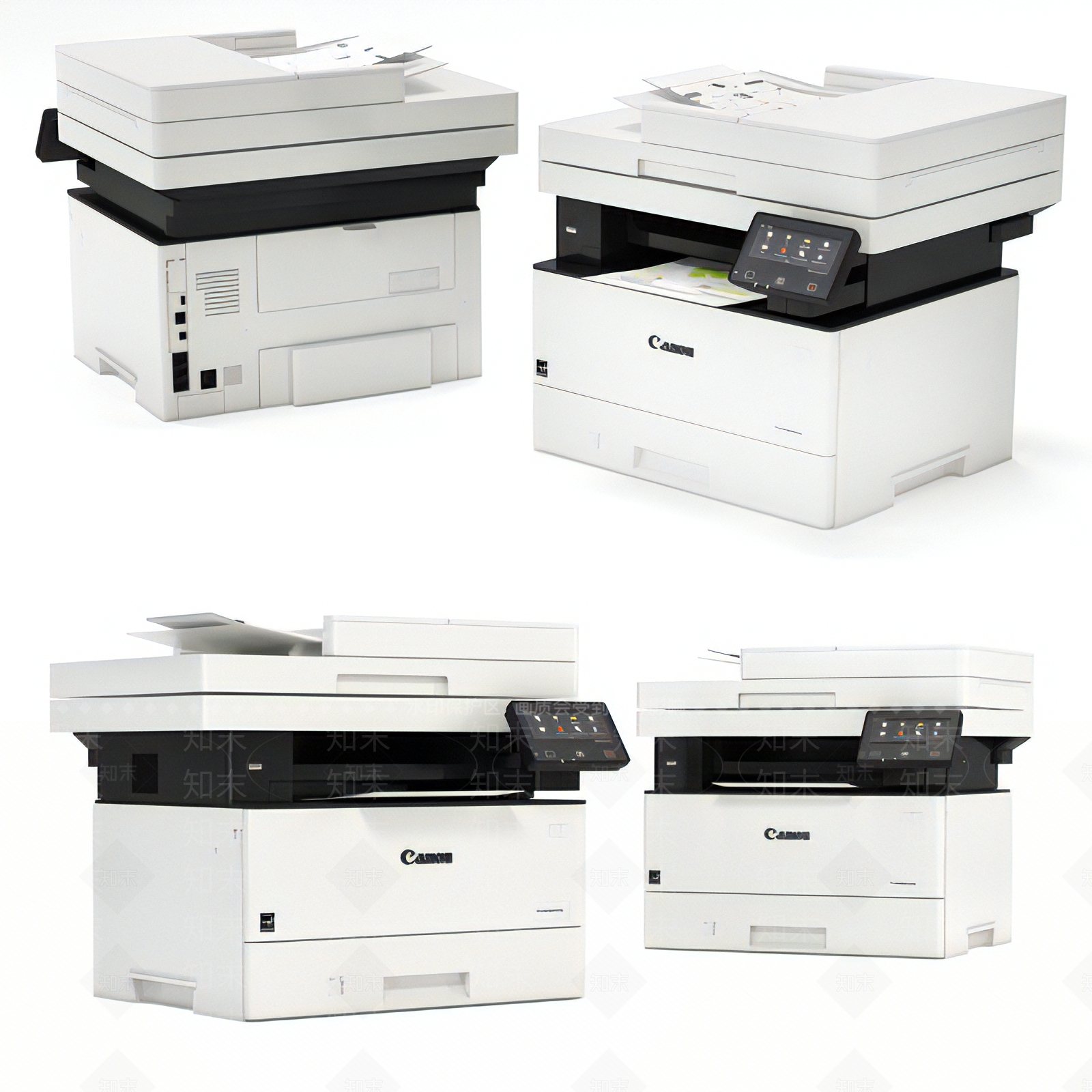 佳能复印机3D模型下载【ID:1122742228】