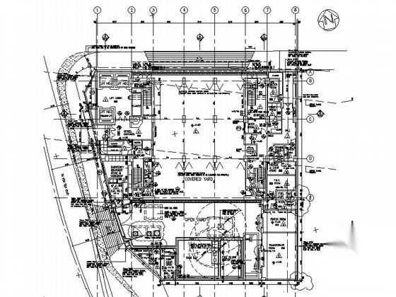 国外某医院十一层传染病大楼建筑施工图cad施工图下载【ID:166429199】