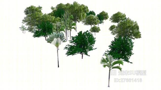 树SU模型下载【ID:27661418】