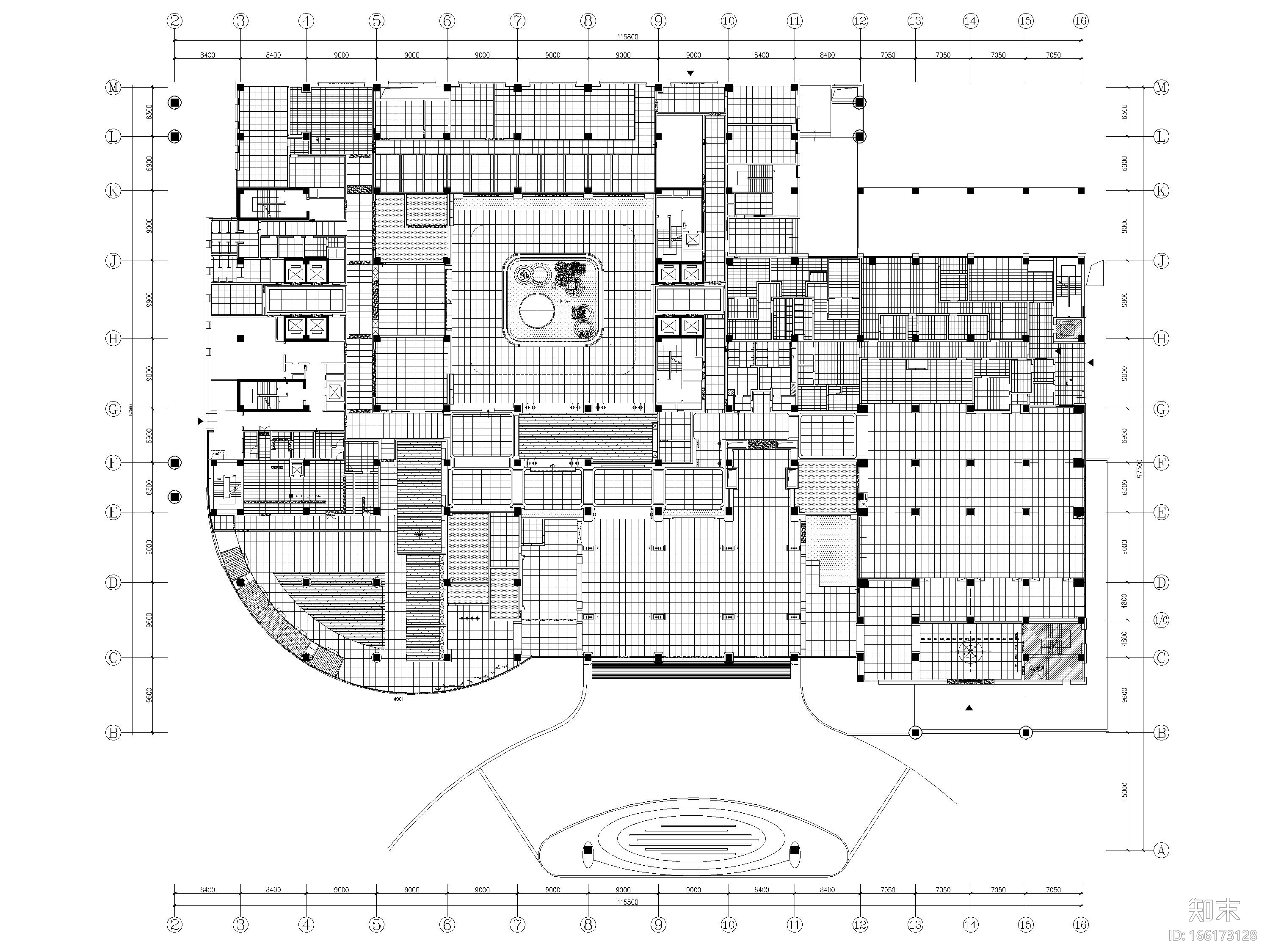 [重庆]江北旅客机场酒店装修设计全套施工图cad施工图下载【ID:166173128】