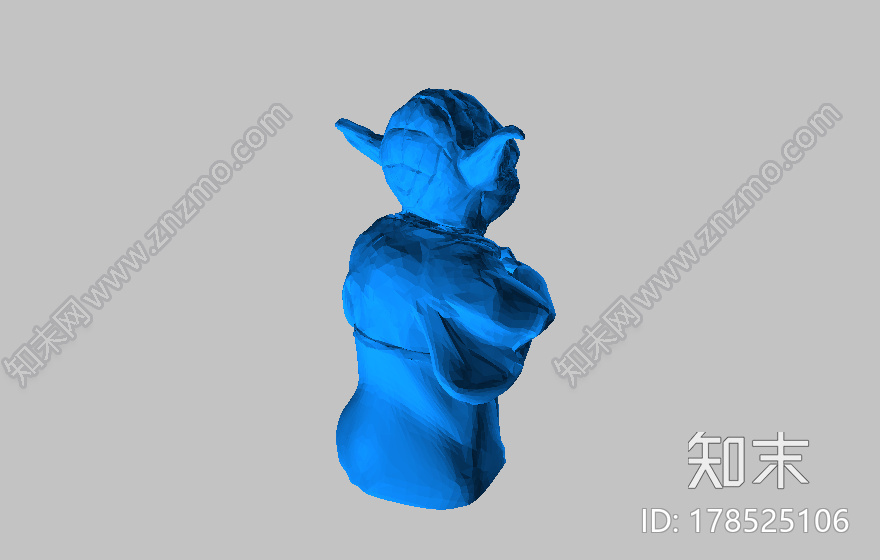 尤达全身像3d打印模型下载【ID:178525106】