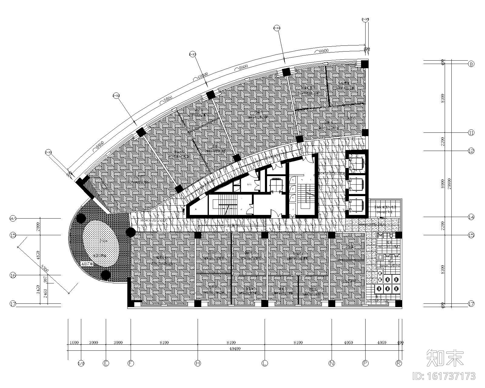 山东鹏宇实业办公空间装修CAD施工图施工图下载【ID:161737173】