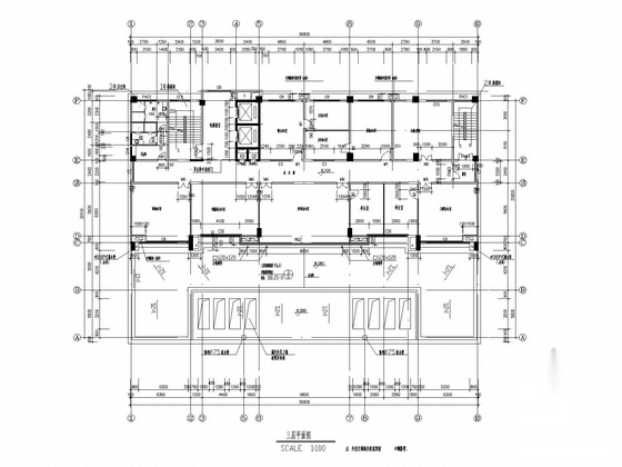 [广东]九层行政办公楼建筑施工图cad施工图下载【ID:167232149】