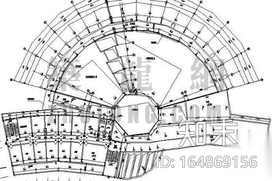 洪江市某汽车站建筑设计方案cad施工图下载【ID:164869156】