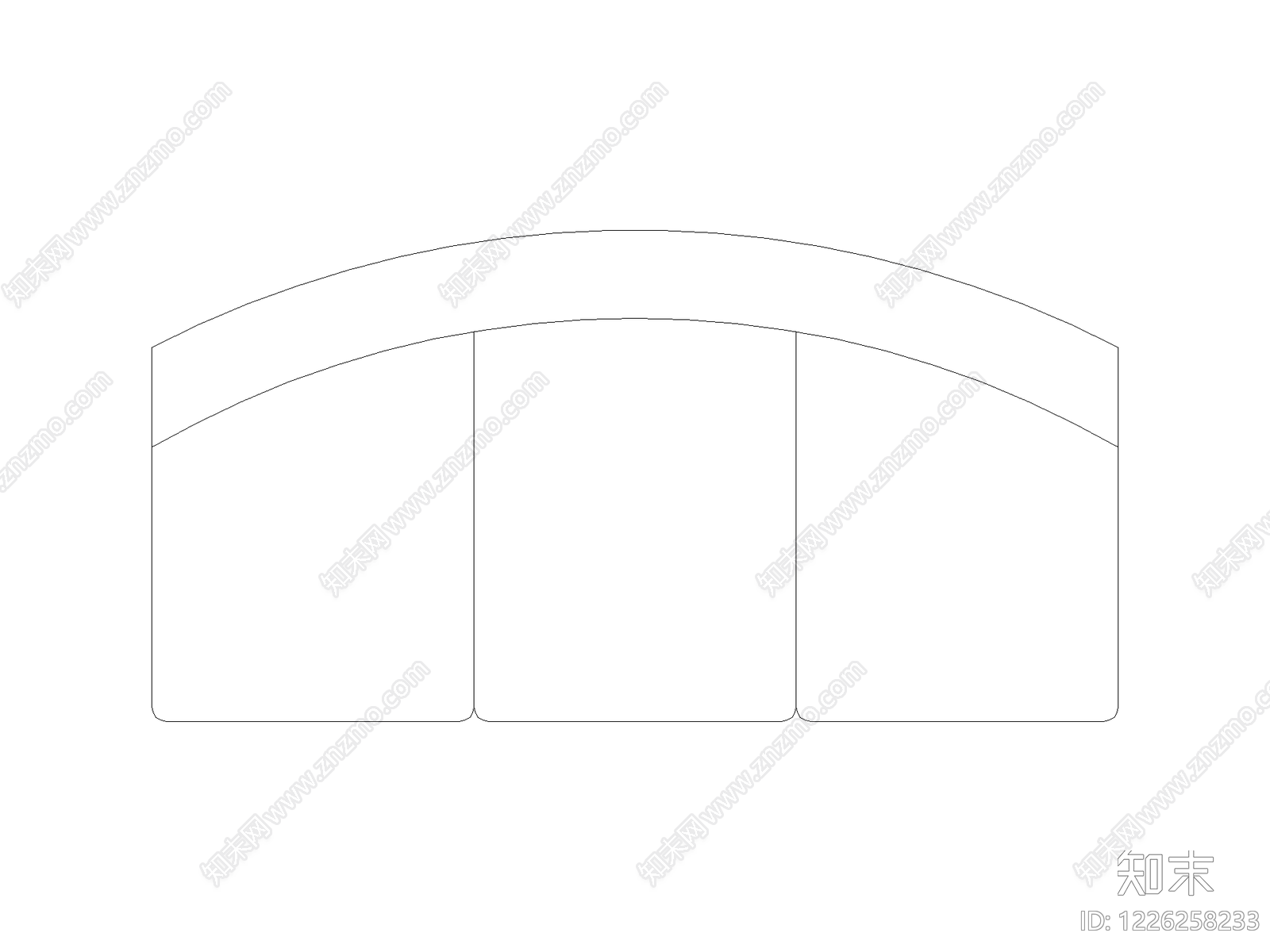 背景墙cad施工图下载【ID:1226258233】