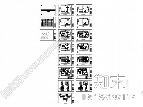 主题糕点屋室内装修图cad施工图下载【ID:182197117】