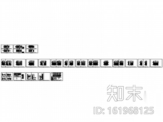 [江苏]某度假酒店主楼公共卫生间装修图cad施工图下载【ID:161968125】