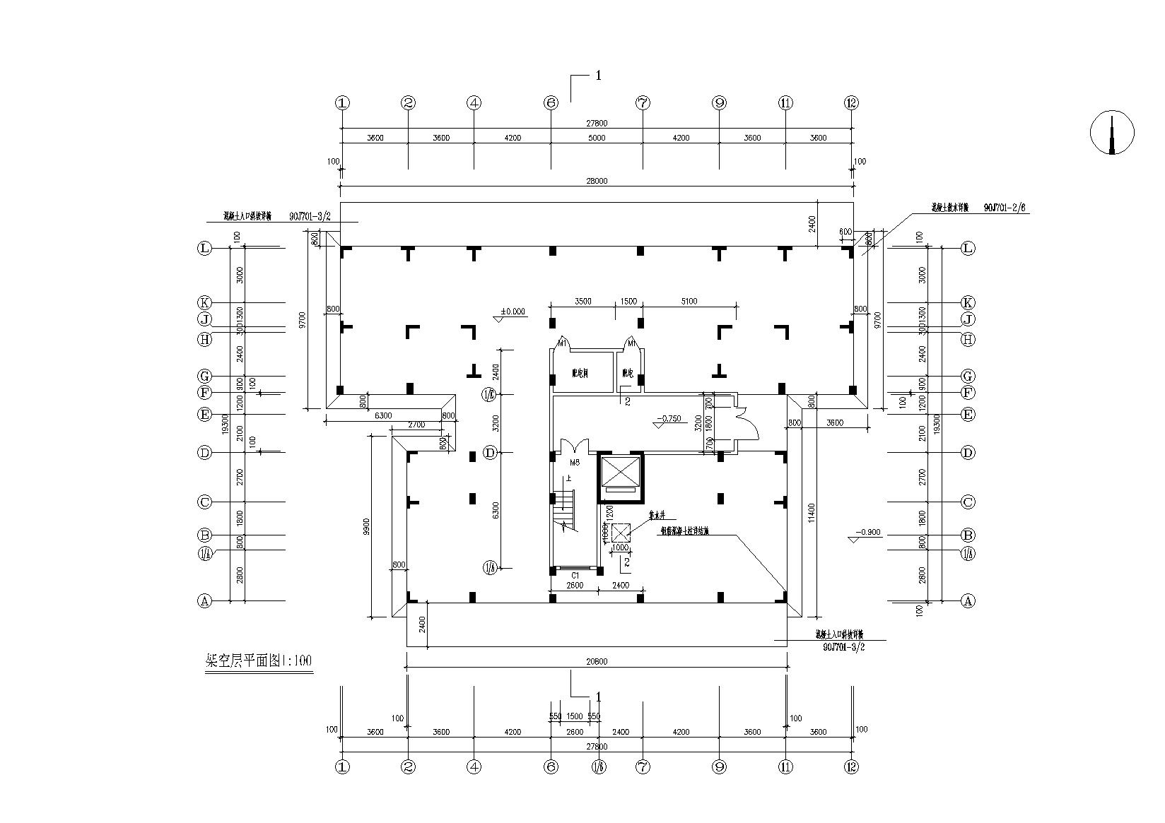 [江西]南昌星港小镇点式小高层住宅楼建筑施工图施工图下载【ID:165944107】