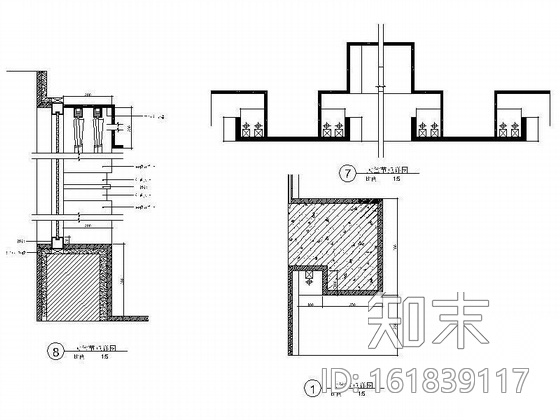 某集团办公室装饰图纸cad施工图下载【ID:161839117】