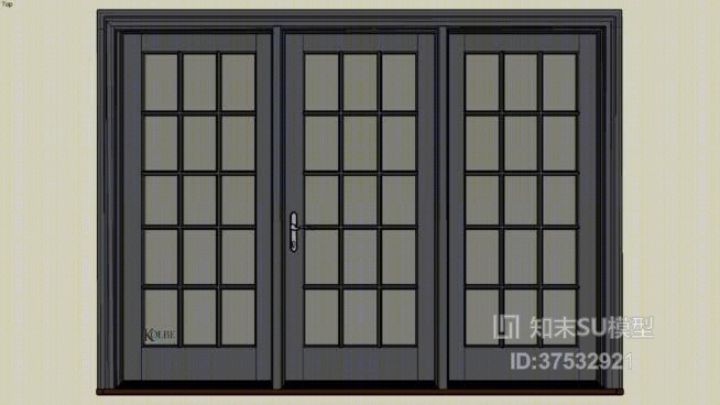 双开门SU模型下载【ID:119219967】