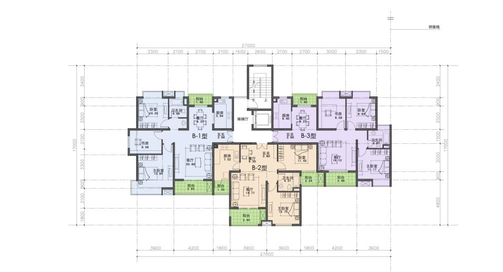 [江苏]高层现代风格简洁立面住宅建筑设计方案文本cad施工图下载【ID:166703154】