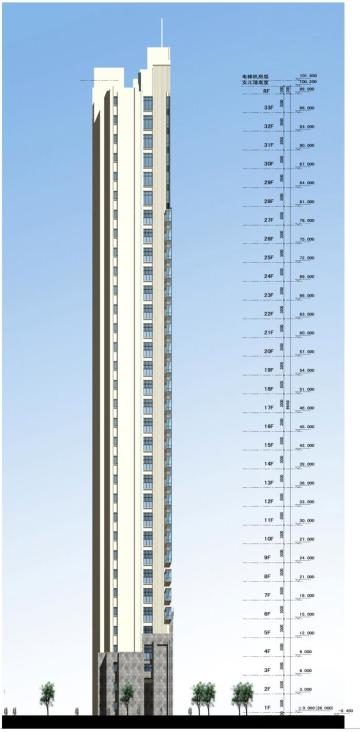 [江苏]高层现代风格简洁立面住宅建筑设计方案文本cad施工图下载【ID:166703154】