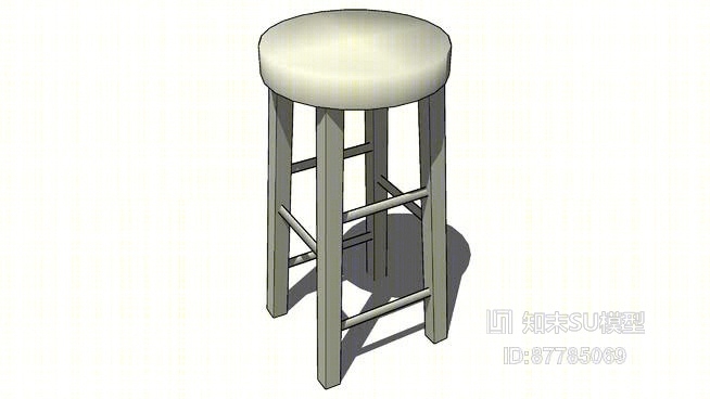 免费凳子草图大师模型su模型【id:87785069】_知末su模型网