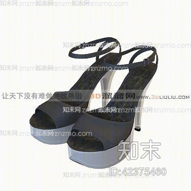 鞋子93D模型下载【ID:42375460】