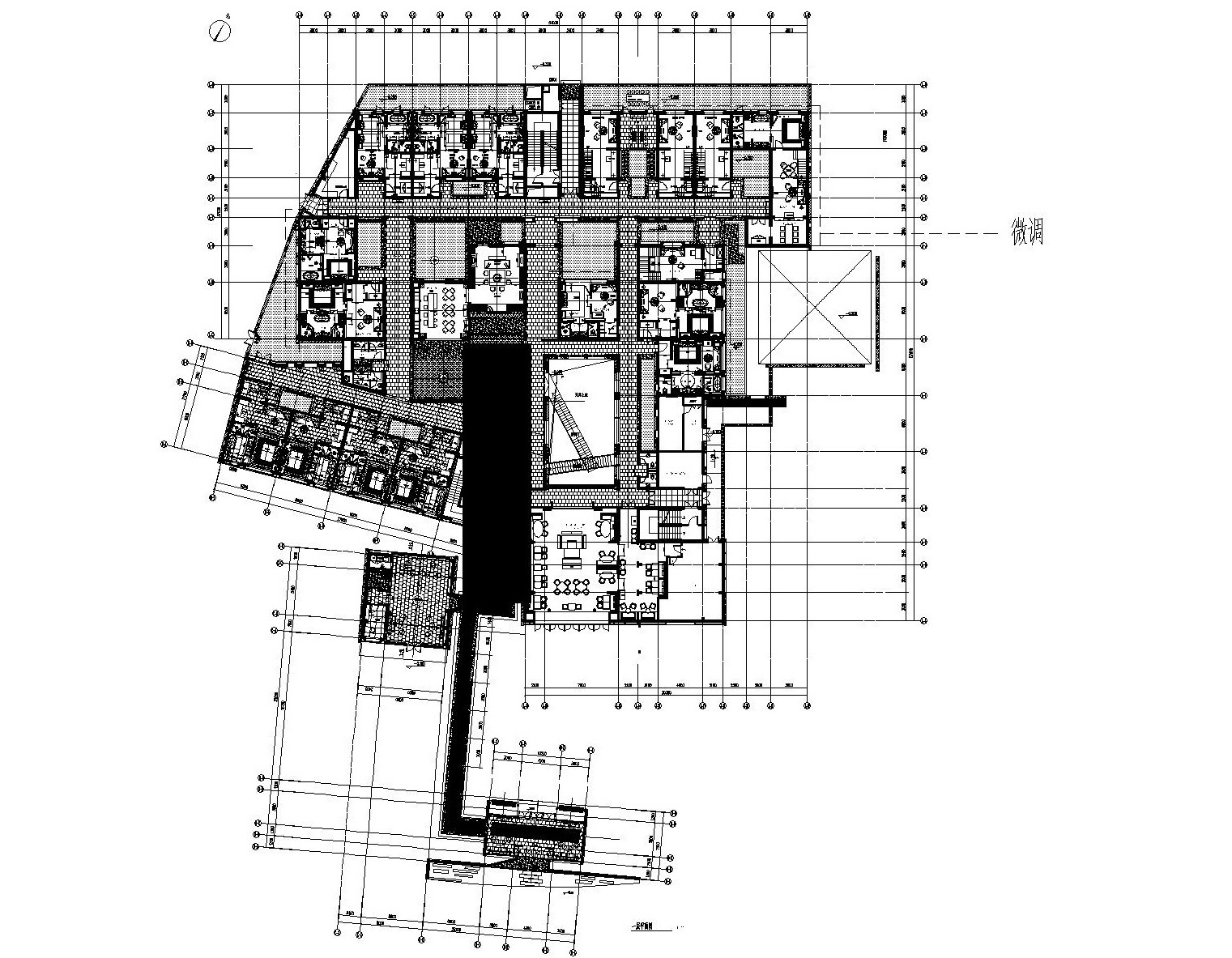 [江苏]周庄新中式度假民宿施工图+客房SU施工图下载【ID:160501164】