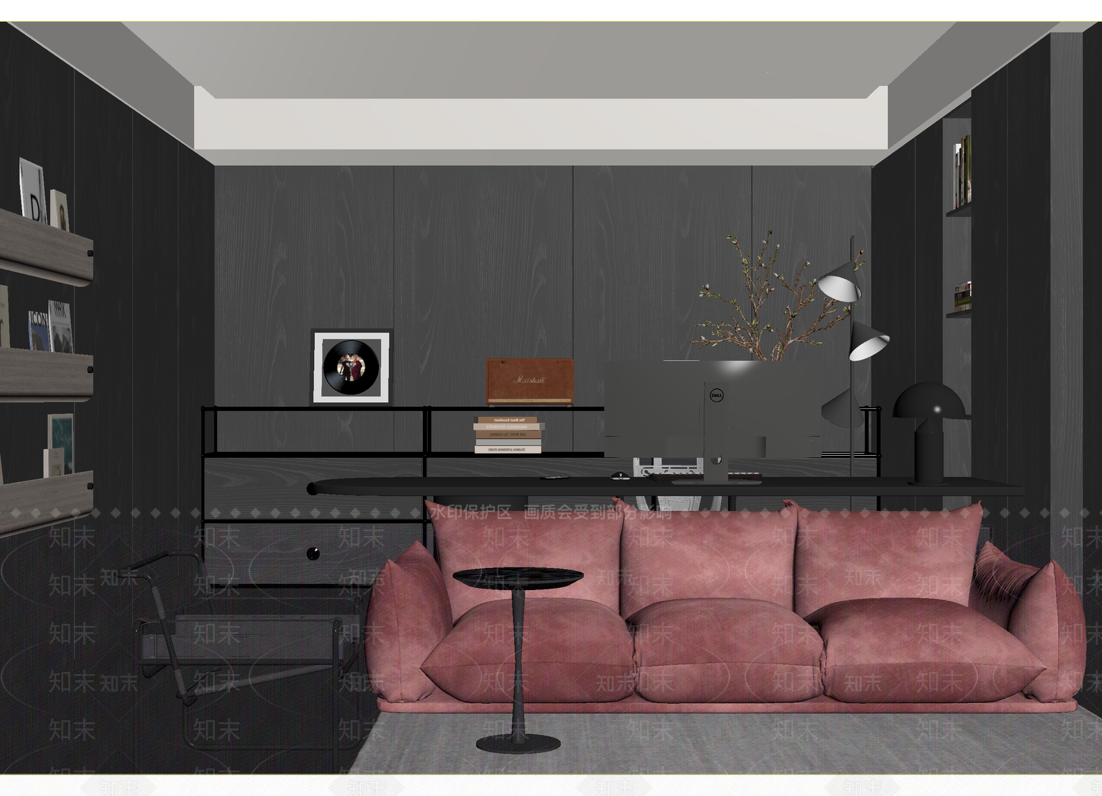 现代办公室3D模型下载【ID:1214725252】