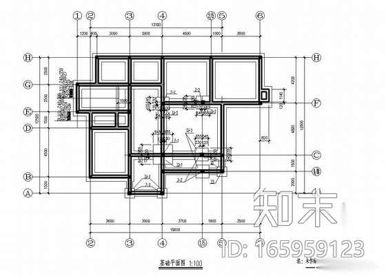 某3层砖混坡屋顶个人别墅建筑结构设计图施工图下载【ID:165959123】