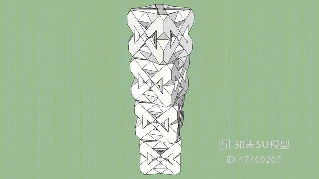 落地灯SU模型下载【ID:417933240】