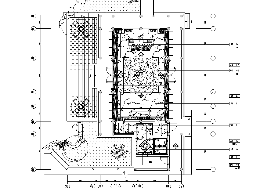 [江苏]高端顶级会所设计施工图（附效果图）施工图下载【ID:161780168】