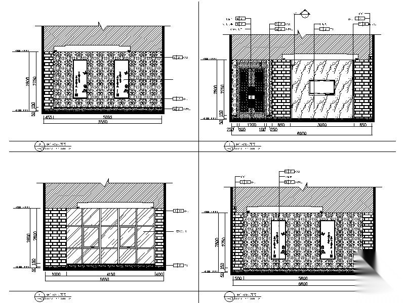 [江西]某著名品牌餐饮空间设计施工图（含效果图）cad施工图下载【ID:160707172】