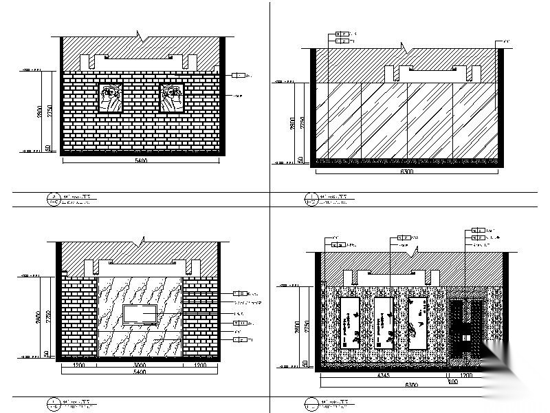 [江西]某著名品牌餐饮空间设计施工图（含效果图）cad施工图下载【ID:160707172】