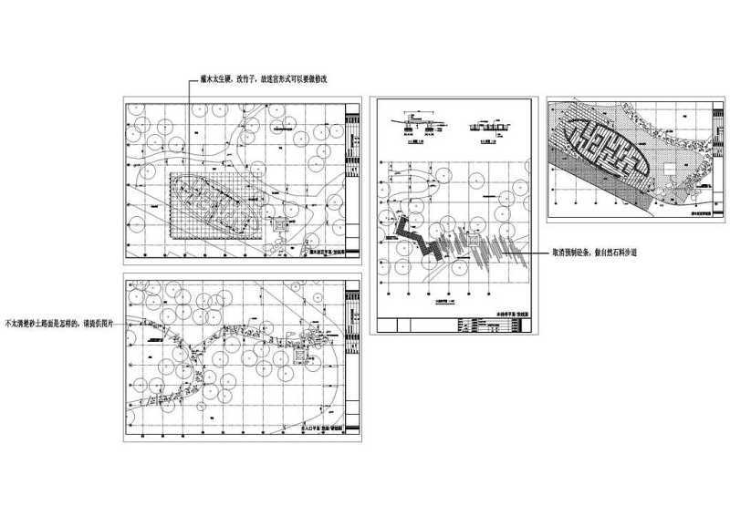 东莞山顶公园园林设计CAD图纸cad施工图下载【ID:149640139】