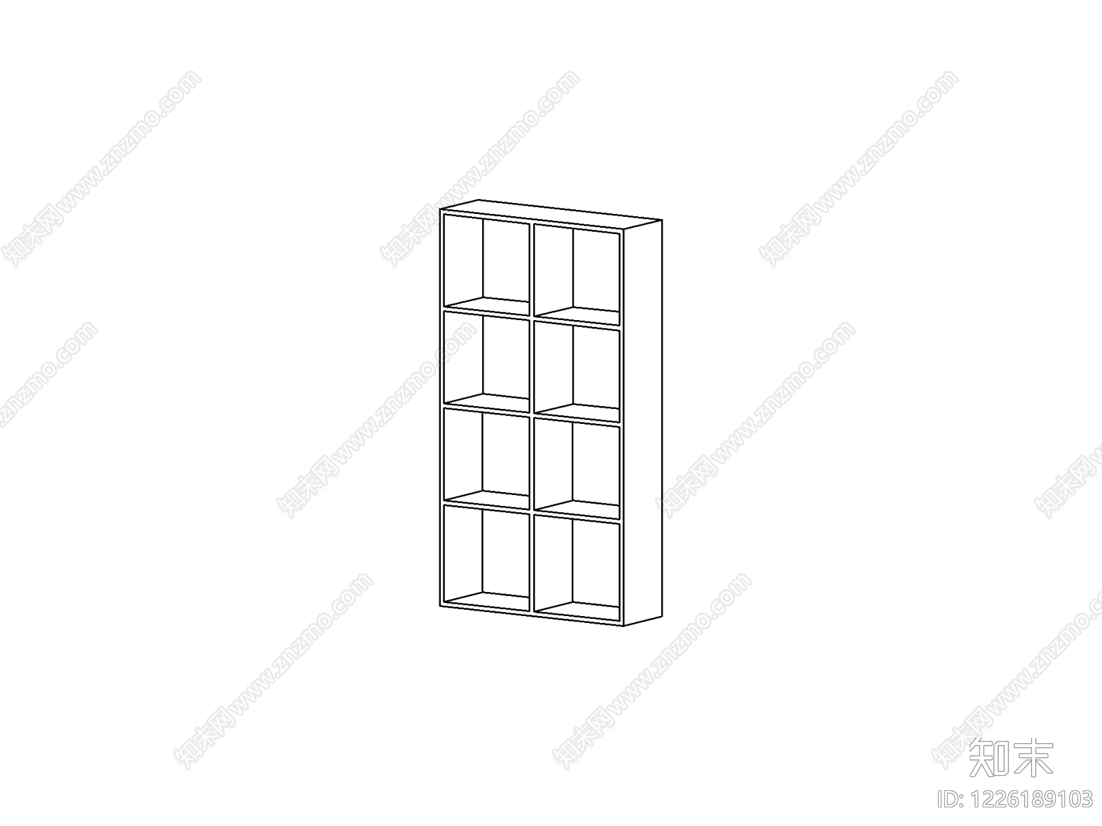 现代柜子CAD图纸