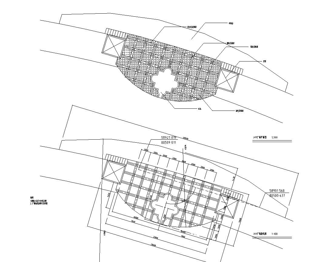 [北京]翠海明珠居住区全套景观施工图设计（园建CAD）cad施工图下载【ID:161022128】