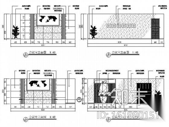 某星级酒店六、七层装修图cad施工图下载【ID:161990151】